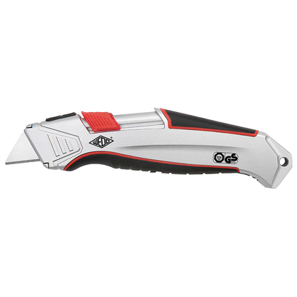 Artikelbild für WEDO Cuttermesser Safety Alu silber 19 mm, 1 St., Artikelnummer 256517