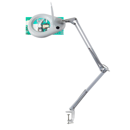 Artikelbild für unilux ZOOM LED Lupenleuchte weiß 7,7 W mit Tischklemme, Artikelnummer 509769