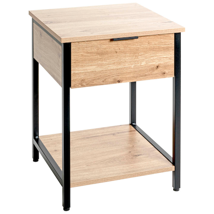 Artikelbild 4 für HAKU Möbel Beistelltisch quadratisch Spanplatte bergen-eiche 40,0 x 40,0 x 55,0 cm, 1 St., Artikelnummer 142389