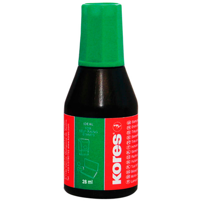 Artikelbild für Kores® Stempelfarbe 71318 grün 28,0 ml, Artikelnummer 766962