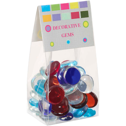 Artikelbild für GLOREX Muggelsteine mehrfarbig Glasnuggets Ø 20,00 mm, 200,0 g, 1 Pack, Artikelnummer 732202