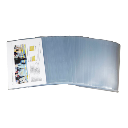 Artikelbild 3 für DURABLE Sichthüllen DIN A4 glasklar glatt 0,15 mm, 100 St., Artikelnummer 677286