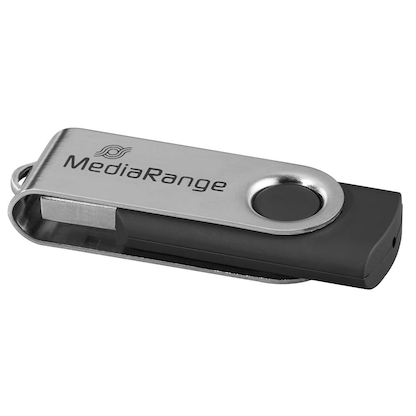Artikelbild 3 für MediaRange USB-Stick schwarz, silber 64 GB, 1 St., Artikelnummer 435634