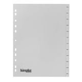 Artikelbild 1 für büroplus Ordnerregister DIN A4 Vollformat Jan.-Dez. grau 12-teilig, 1 Satz, Artikelnummer 360347