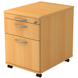 Artikelbild 1 für HAMMERBACHER AC20 Rollcontainer buche 3 Auszüge 42,8 x 58,0 x 59,0 cm, Artikelnummer 983181