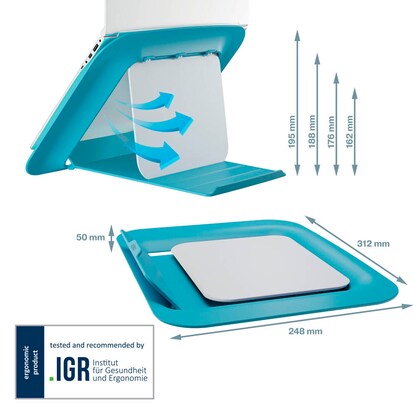 Artikelbild 14 für LEITZ Laptop-Ständer Ergo Cosy blau, Artikelnummer 652741