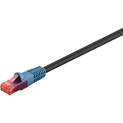 Artikelbild für goobay RJ-45 Netzwerkkabel 50,0 m schwarz bis zu 1,0 Gbit/Sek. bis zu 250 MHz, 1 St., Artikelnummer 558037