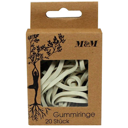 Artikelbild für M&M Gummiringe naturweiß 20 Stück, Artikelnummer 647386