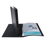 Artikelbild 1 für Exacompta Ringbuch 2-Ringe schwarz 2,0 cm DIN A4, 1 St., Artikelnummer 680466