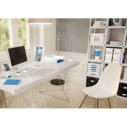 Artikelbild 2 für LEITZ Tischabroller WOW Duo Colour perlweiß/blau, Artikelnummer 311023