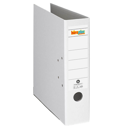 Artikelbild 2 für büroplus Ordner weiß Karton 8,0 cm DIN A4, 1 St., Artikelnummer 154443