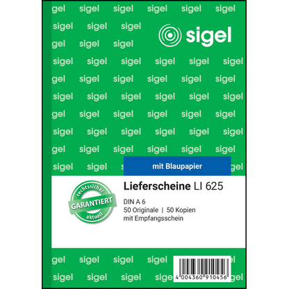 Artikelbild 5 für SIGEL Lieferschein mit Empfangsschein Formularbuch LI625, 1 St., Artikelnummer 816603