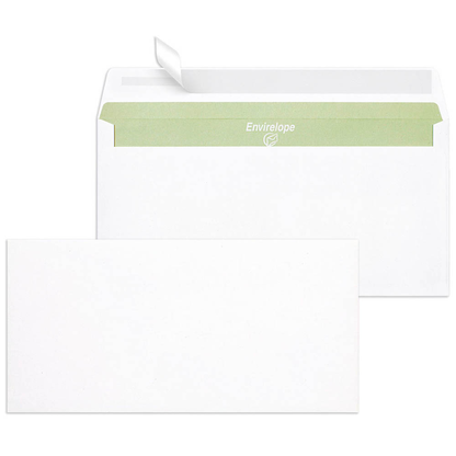 Artikelbild für MAILmedia Briefumschläge Envirelope® DIN lang ohne Fenster recycling-weiß haftklebend 1.000 St., Artikelnummer 839494