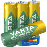 Artikelbild 1 für VARTA Akkus RECHARGE ACCU Recycled Ni-MH Mignon AA 2.100 mAh, 4 St., Artikelnummer 553592