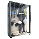 Artikelbild 1 für VCM my home Sintalo Vitrine silber 2 Fachböden, Artikelnummer 781409