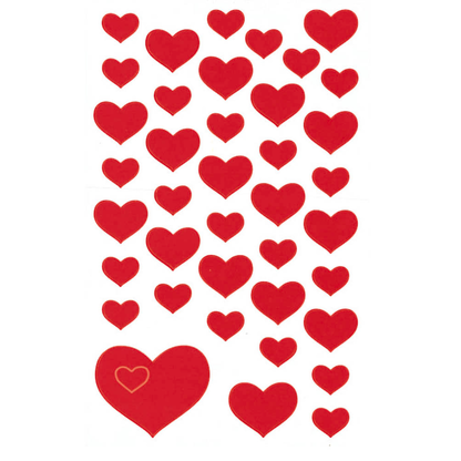 Artikelbild 2 für AVERY Zweckform Aufkleber 4371 Herzen, 117 Etiketten, Artikelnummer 287877