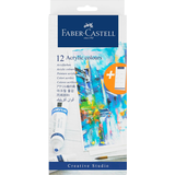 Artikelbild 1 für FABER-CASTELL Acrylfarben farbsortiert 12 x 20,0 ml, 12 St., Artikelnummer 106338