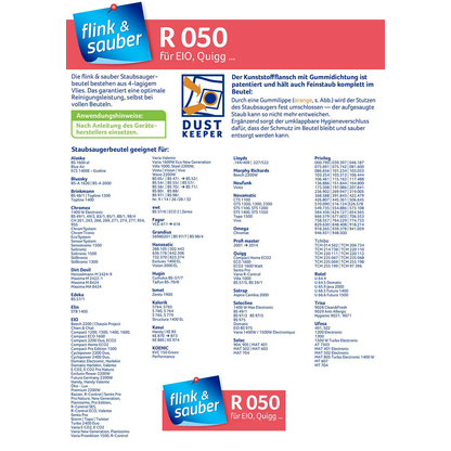 Artikelbild 2 für flink & sauber R 050 Staubsaugerbeutel, 4 St., Artikelnummer 539413