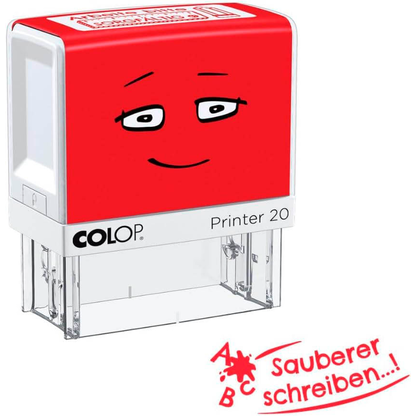 Artikelbild für COLOP NIO School Motivstempel Sauberer schreiben 3,8 x 1,4 cm, 1 St., Artikelnummer 620157