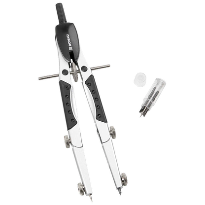 Artikelbild 3 für DONAU Zirkel Set silber/schwarz, 1 St., Artikelnummer 694079