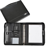 Artikelbild 1 für Alassio Ringbuchmappe SALERNO Lederimitat DIN A4 schwarz, Artikelnummer 241226