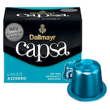 Artikelbild 1 für Dallmayr Capsa LUNGO AZZURRO Kaffeekapseln, Arabica- und Robustabohnen 10 Stück, Artikelnummer 153662