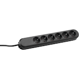 Artikelbild 1 für BACHMANN SMART 6-fach Steckdosenleiste 3,0 m schwarz, Artikelnummer 185373