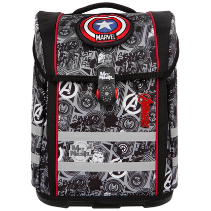 Artikelbild 2 für Mc®Neill Schulranzen-Set PERFECTO MARVEL AVENGERS Kunstfaser schwarz, Artikelnummer 663509