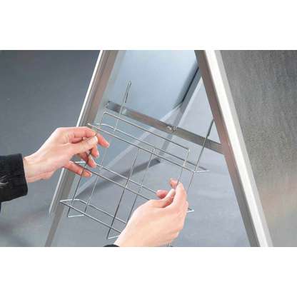 Artikelbild 2 für FRANKEN Prospektkorb für Plakatständer 22,0 x 6,5 x 30,0 cm, Artikelnummer 570477