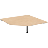 Artikelbild 1 für geramöbel Verbindungsplatte höhenverstellbar Flex buche, anthrazit fünfeckig 122,5 x 122,5 x 68,0 - 80,0 cm, Artikelnummer 879609