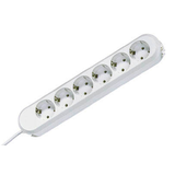 Artikelbild 1 für BACHMANN SMART 6-fach Steckdosenleiste 3,0 m weiß, Artikelnummer 185383