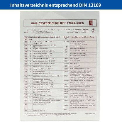 Artikelbild 5 für FIRST AID ONLY® Erste-Hilfe-Nachfüllset, 1 St., Artikelnummer 505490