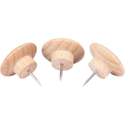 Artikelbild 4 für Legamaster Pinnnadeln WOODEN braun, 25 St., Artikelnummer 497143