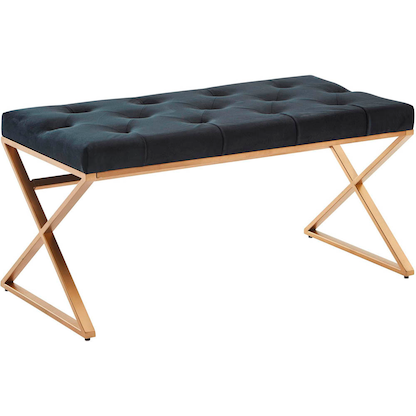 Artikelbild für WOHNLING Sitzbank WL6.617 schwarz Stoff 90,0 cm, Artikelnummer 166219