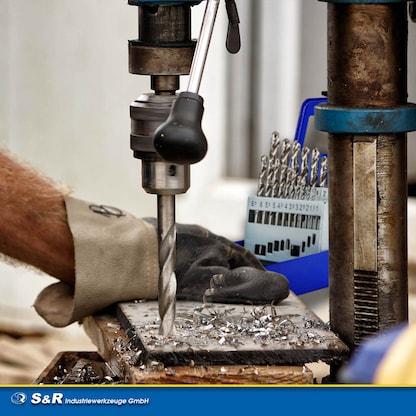 Artikelbild 7 für S&R Metallbohrer-Set HSS-GM-Serie, 19-teilig, Artikelnummer 316259