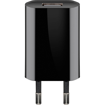 Artikelbild 2 für goobay Ladekabel mit Adapter schwarz, Kabellänge: 1,0 m, 5 Watt, Artikelnummer 556989