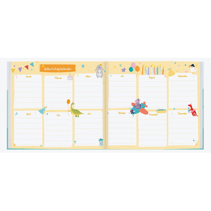 Artikelbild 7 für Häfft® Verlag Freundebuch Alle meine Kindergartenfreunde quadratisch liniert, mehrfarbig Softcover 76 Seiten, 1 St., Artikelnummer 590717