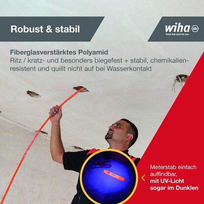 Artikelbild 7 für Wiha Meterstab Longlife® 37067 Kunststoff 200,0 cm, Artikelnummer 717449