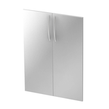 Artikelbild 1 für HAMMERBACHER Basic Türen silber 110,4 cm, Artikelnummer 817536