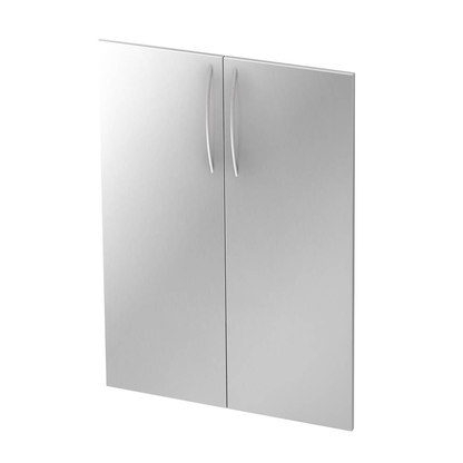 Artikelbild für HAMMERBACHER Basic Türen silber 110,4 cm, Artikelnummer 817536