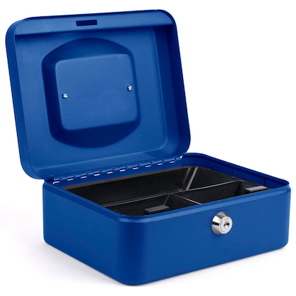 Artikelbild für pavo Geldkassette 8011759 Größe 2 blau, Artikelnummer 397327