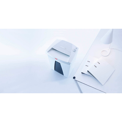 Artikelbild 5 für HSM SECURIO B24 Aktenvernichter mit Streifenschnitt P-2, 3,9 mm, bis 21 Blatt, weiß, Artikelnummer 972752