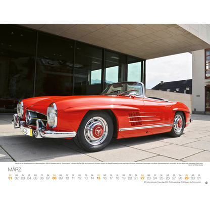 Artikelbild 4 für Heye Monats-Wandkalender LEGENDÄRE AUTOS 2026, 1 St., Artikelnummer 551196