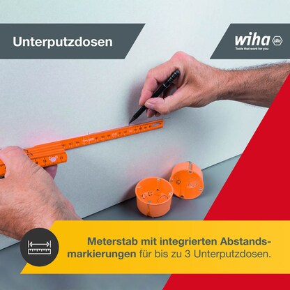 Artikelbild 8 für Wiha Meterstab Longlife® 37067 Kunststoff 200,0 cm, Artikelnummer 717449