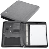 Artikelbild 1 für Alassio Ringbuchmappe LAZIO Kunstfaser DIN A4 grau, Artikelnummer 348678