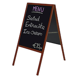 Artikelbild 1 für FRANKEN Kundenstopper Kundenstopper Kreide schwarz DIN A1 53,6 x 80,0 x 120,0 cm, 1 St., Artikelnummer 570489