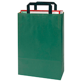 Artikelbild 1 für VP Papier-Tragetaschen Topcraft grün 32,0 x 42,0 cm, 50 St., Artikelnummer 826610