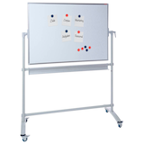 Artikelbild 1 für DAHLE Mobiles Whiteboard 96181 Basic 180,0 x 120,0 cm weiß lackierter Stahl, Artikelnummer 568663