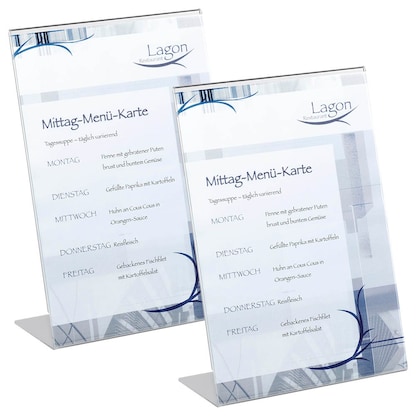 Artikelbild für DURABLE Tischaufsteller DIN A4 einseitig, 2 St., Artikelnummer 100638