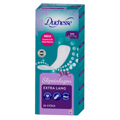 Artikelbild für Duchesse Slipeinlagen Extra Lang, 30 St., Artikelnummer 158778